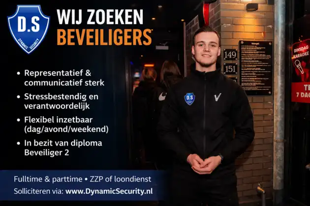 Beveiliger (M/V) Dynamic Security - Almere